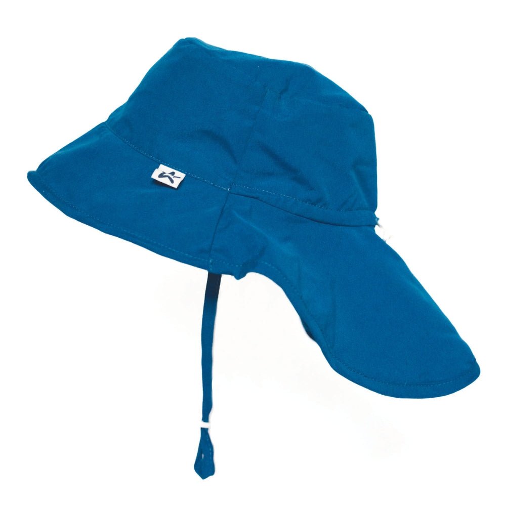 Tiny Twinkle - Sun Protection Flap Hat - Navy