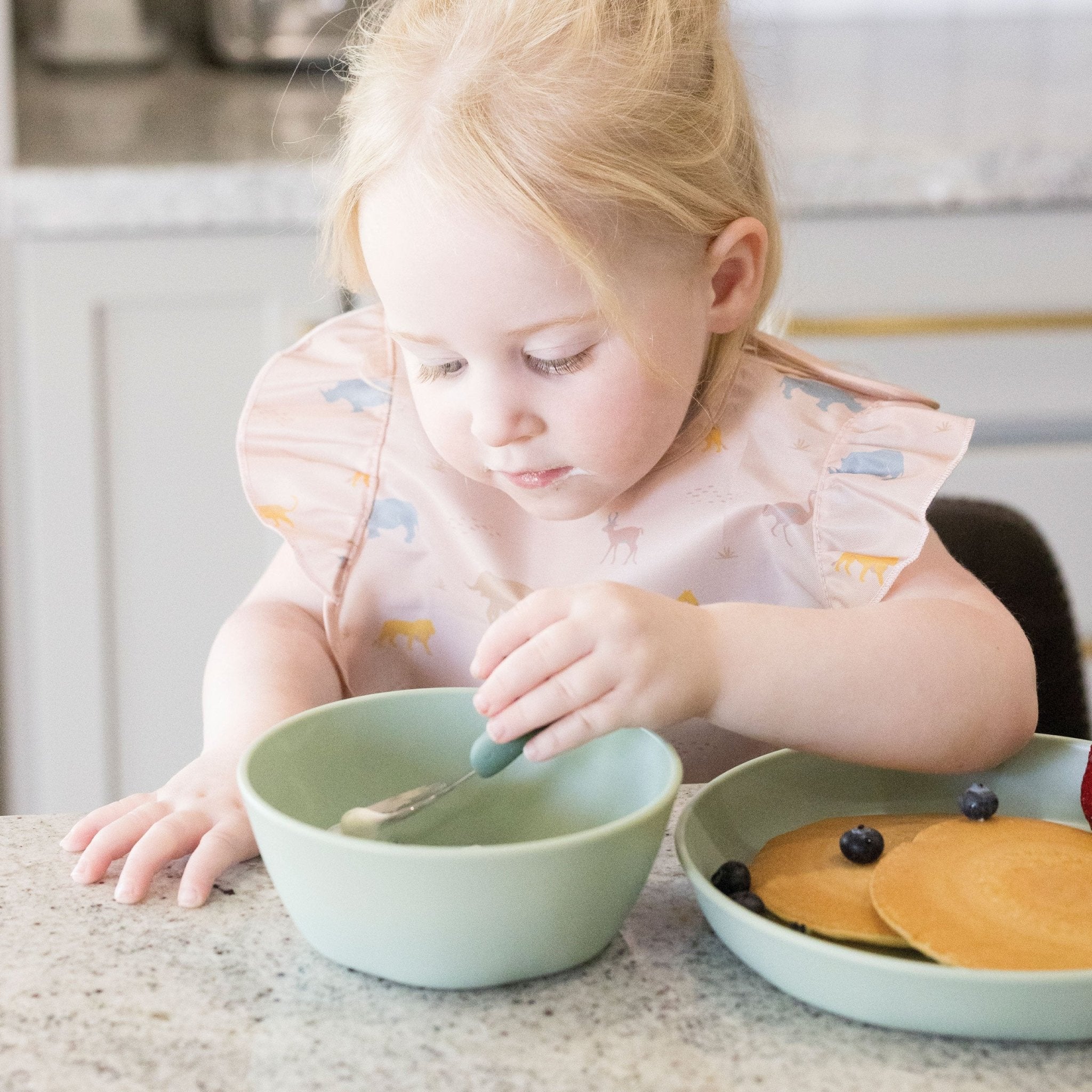 Tiny Twinkle - Tableware 3 Pack Bowl Set - Sage, Charcoal, IceBlue