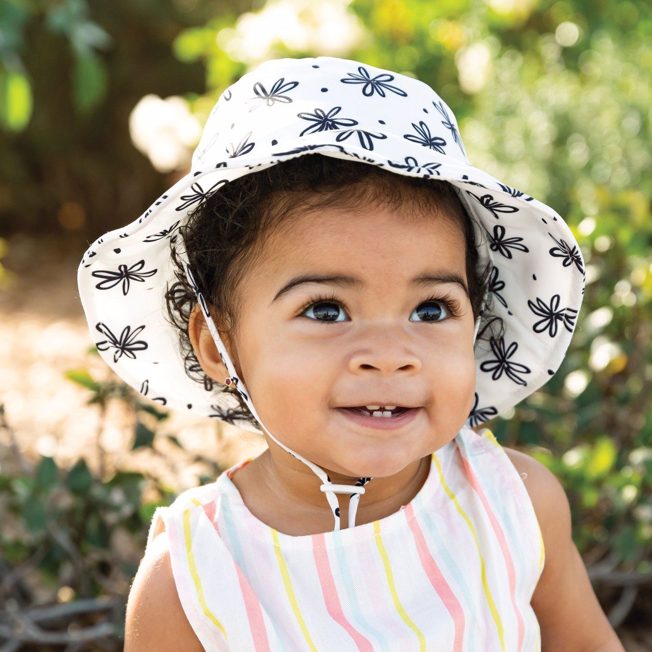 Tiny Twinkle - UPF 50+ Kids Sun Bucket Hat - Daisy