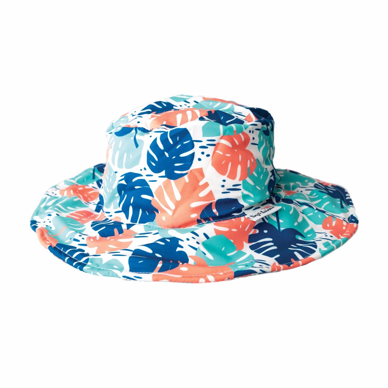 Tiny Twinkle - UPF 50+ Kids Sun Bucket Hat - Monstera
