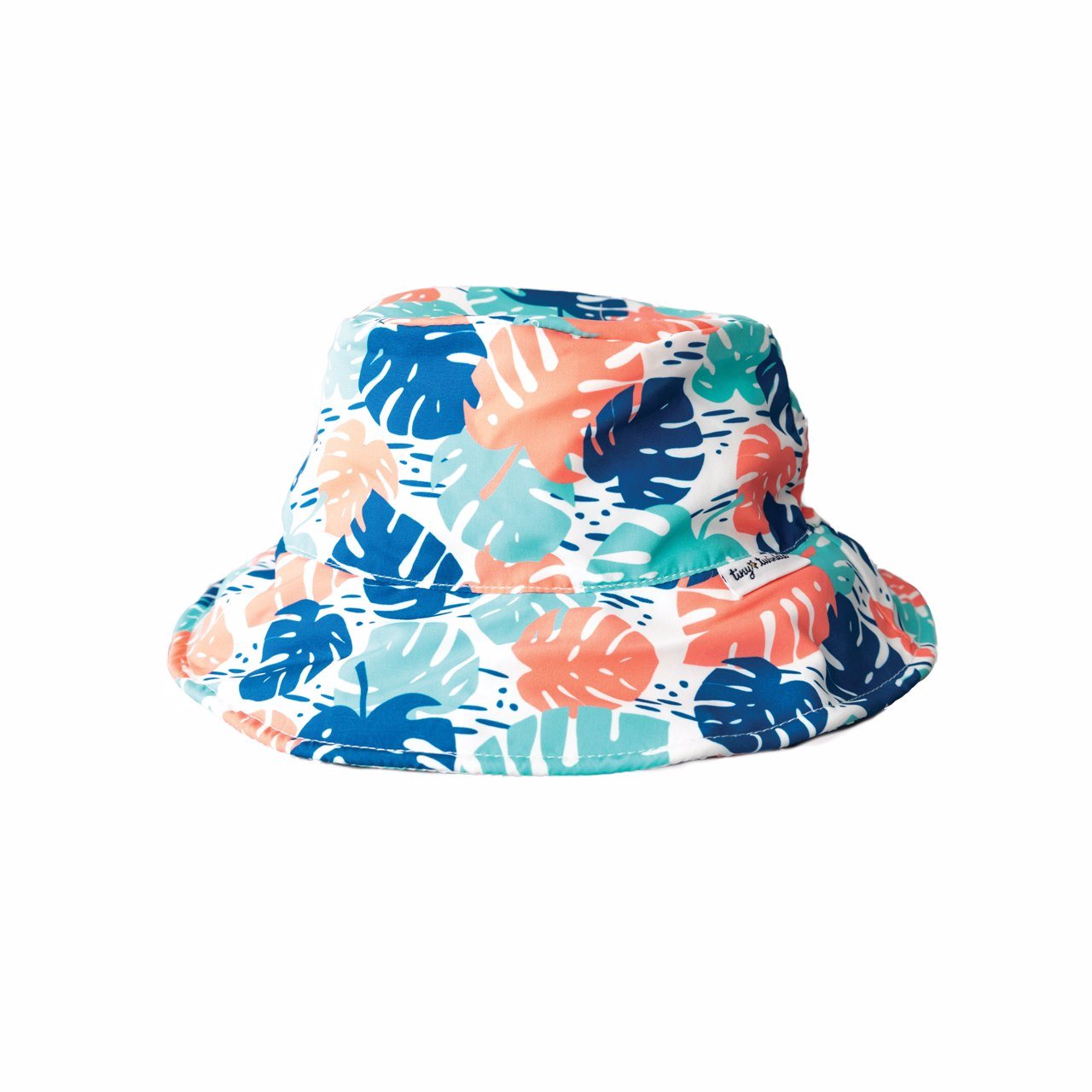 Tiny Twinkle - UPF 50+ Kids Sun Bucket Hat - Monstera