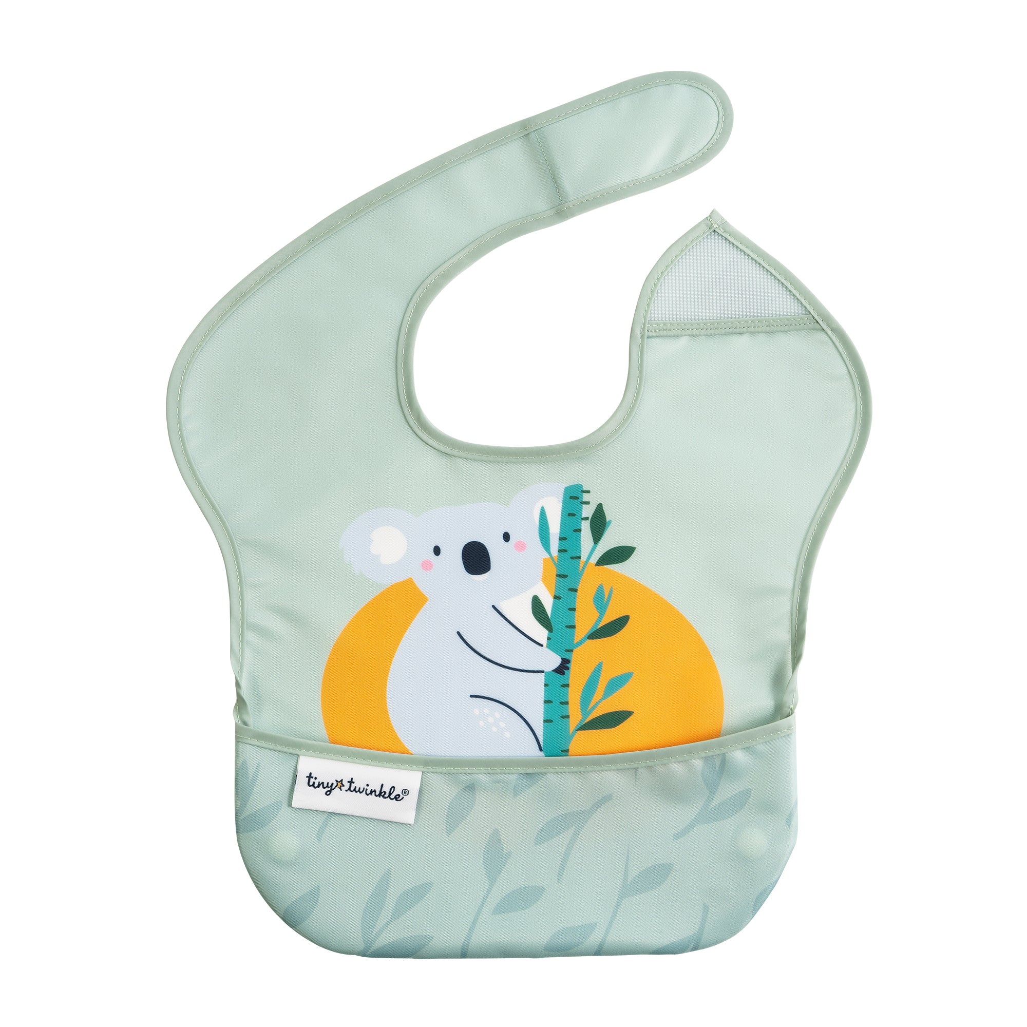 Tiny Twinkle - Mess-Proof Easy Bib - Koala Sage