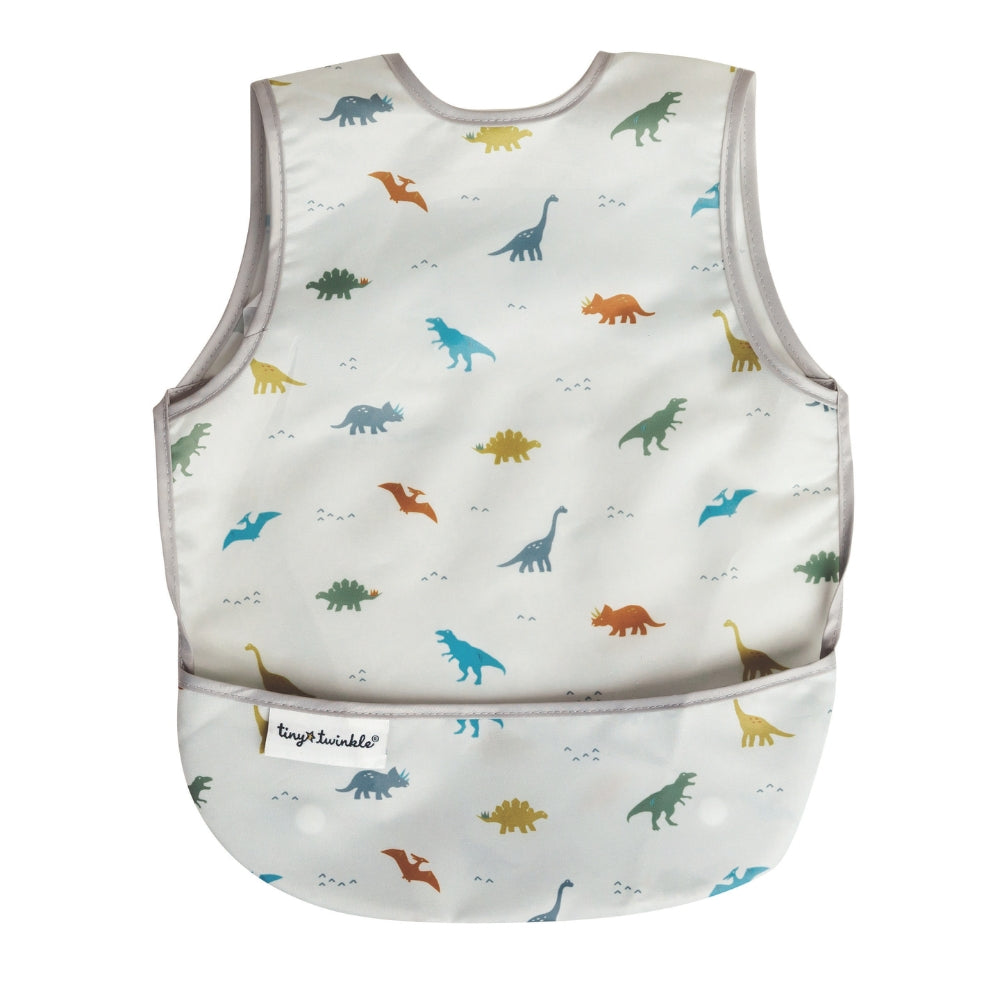 Tiny Twinkle - Mess-proof Apron Bib - Dinosaur