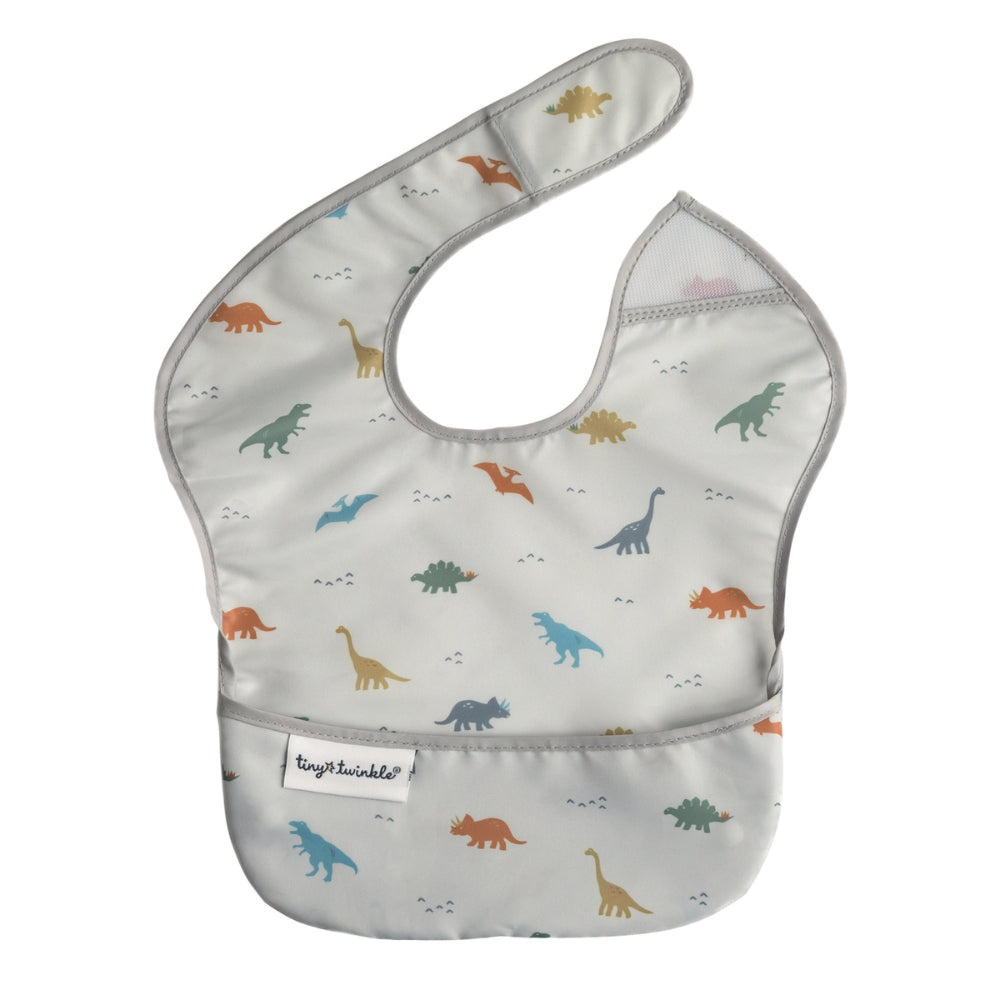 Tiny Twinkle - Mess-proof Easy Bib - Dinosaur