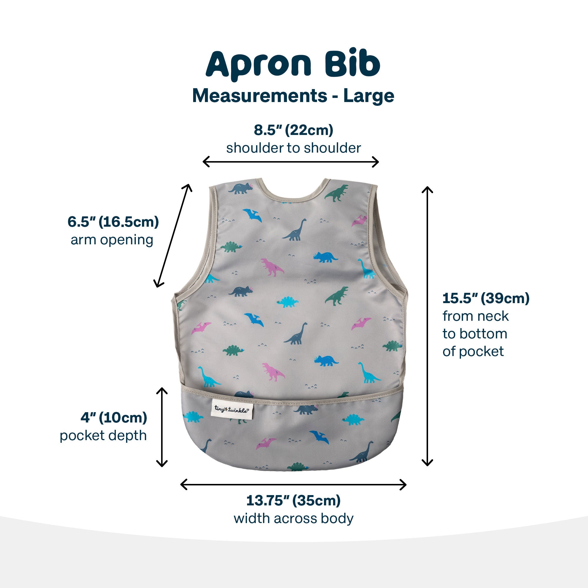 Tiny Twinkle - Mess-proof Apron Bib - Ocean Life