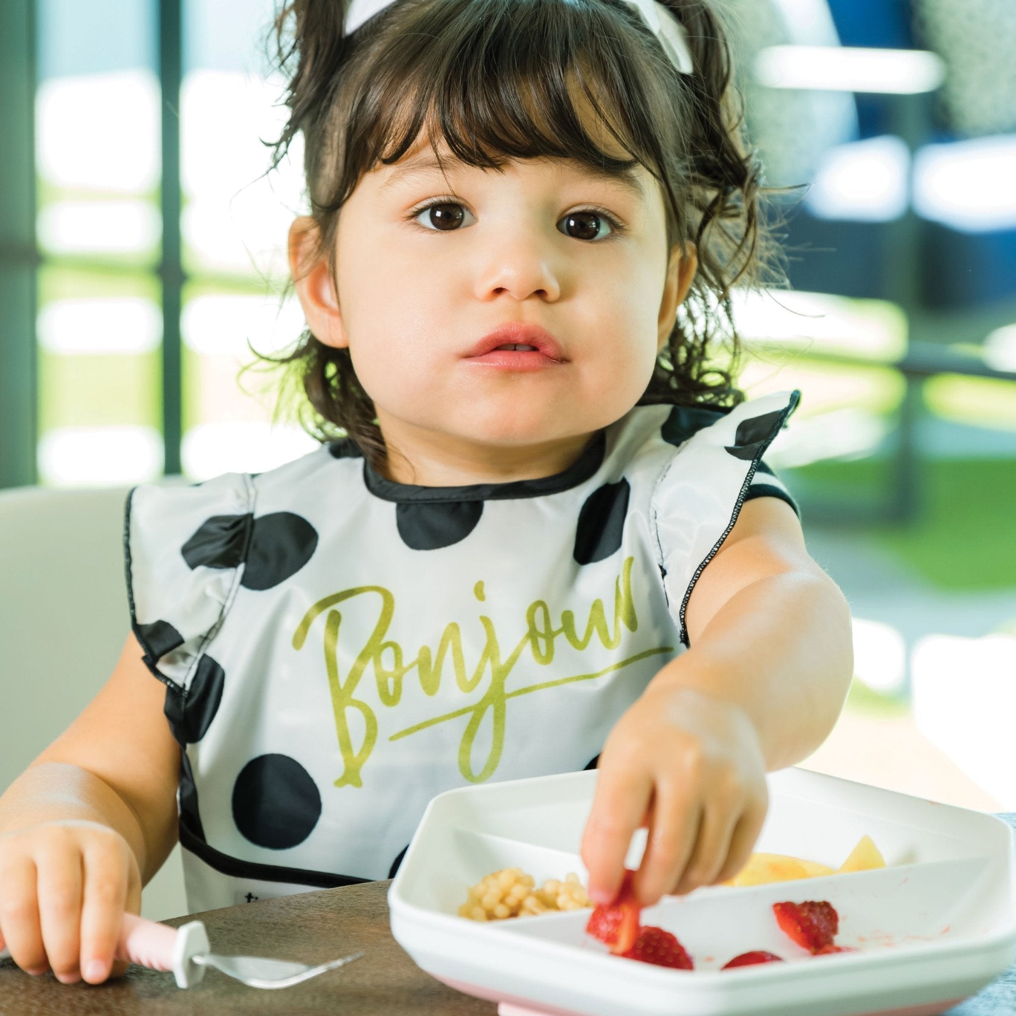 Tiny Twinkle - Mess - Proof Easy Bib - Bonjour
