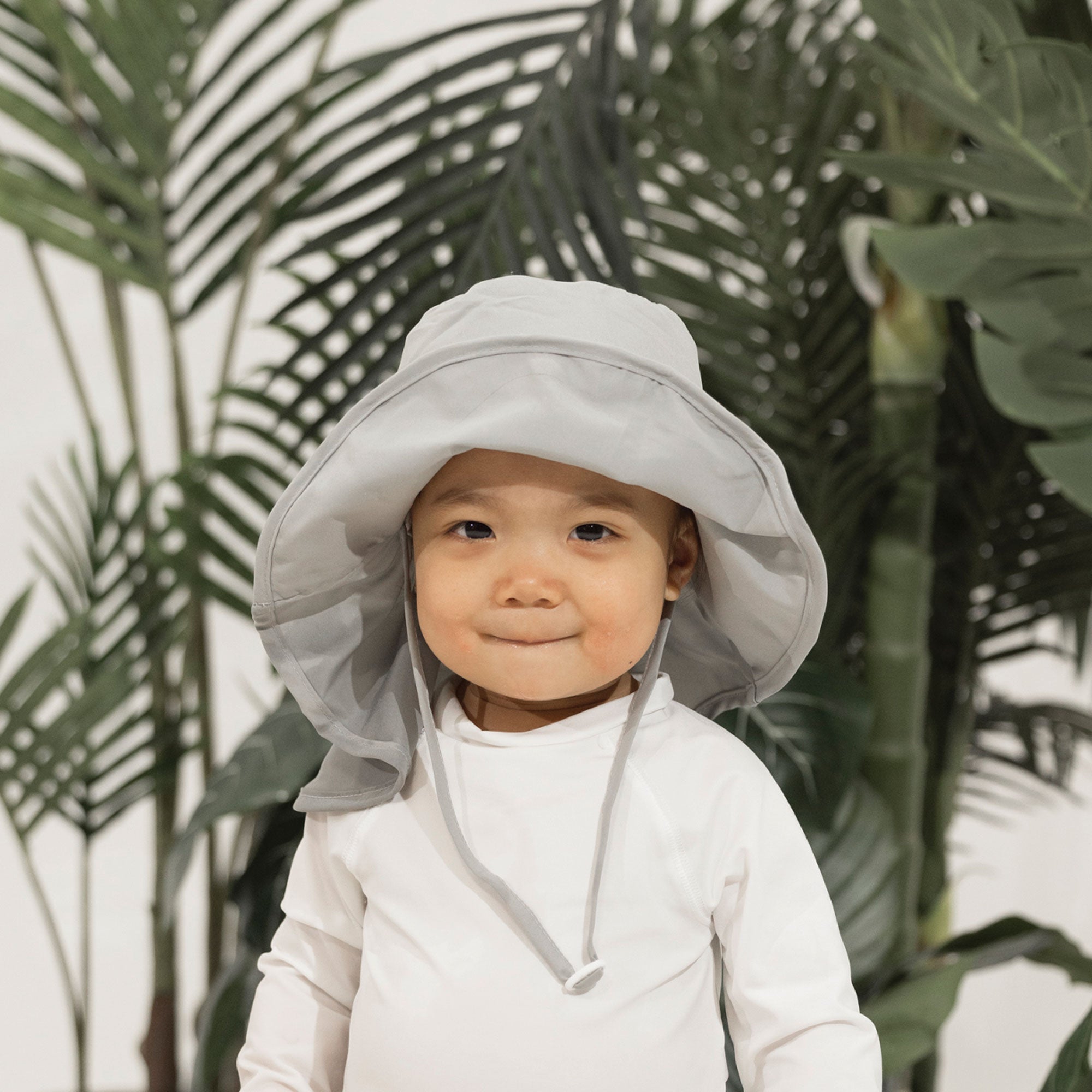 Tiny Twinkle - Sun Protection Flap Hat UPF 50+ - Gray
