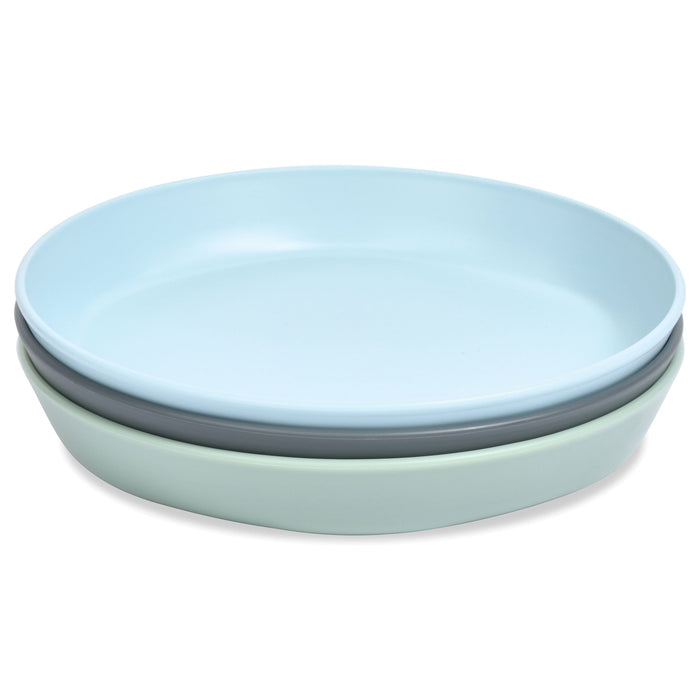 Tiny Twinkle - Tableware 3 Pack Plate Set - Sage, Charcoal, Ice Blue