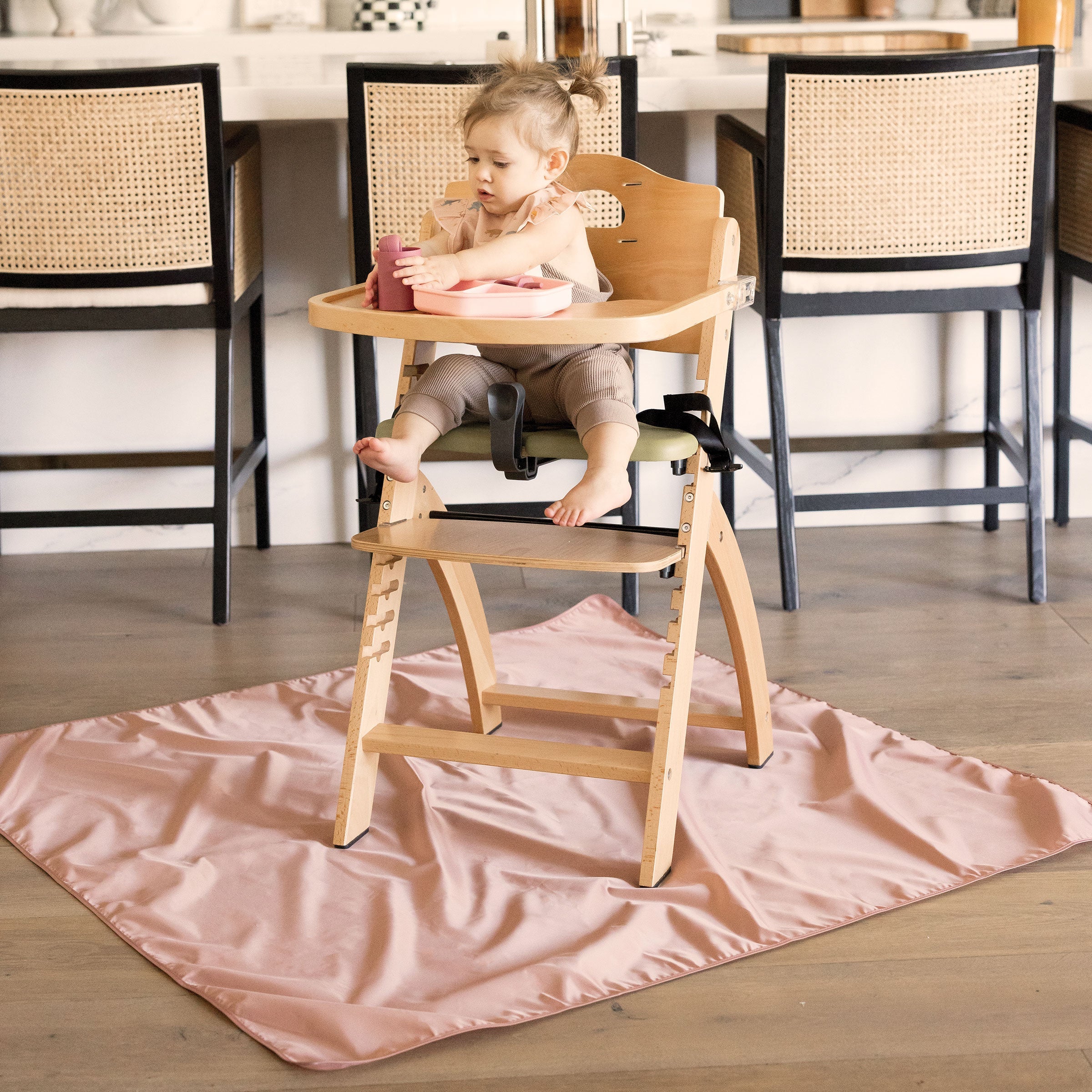 Tiny Twinkle - Splat Mat with Storage Bag - Taupe