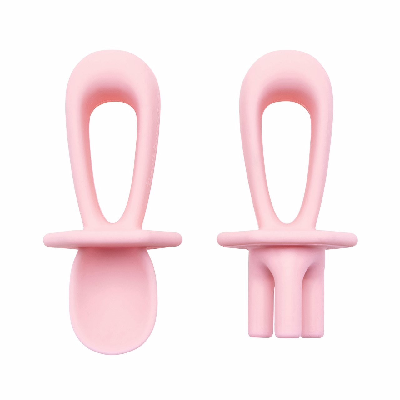 Tiny Twinkle - Silicone Training Utensils - Rose