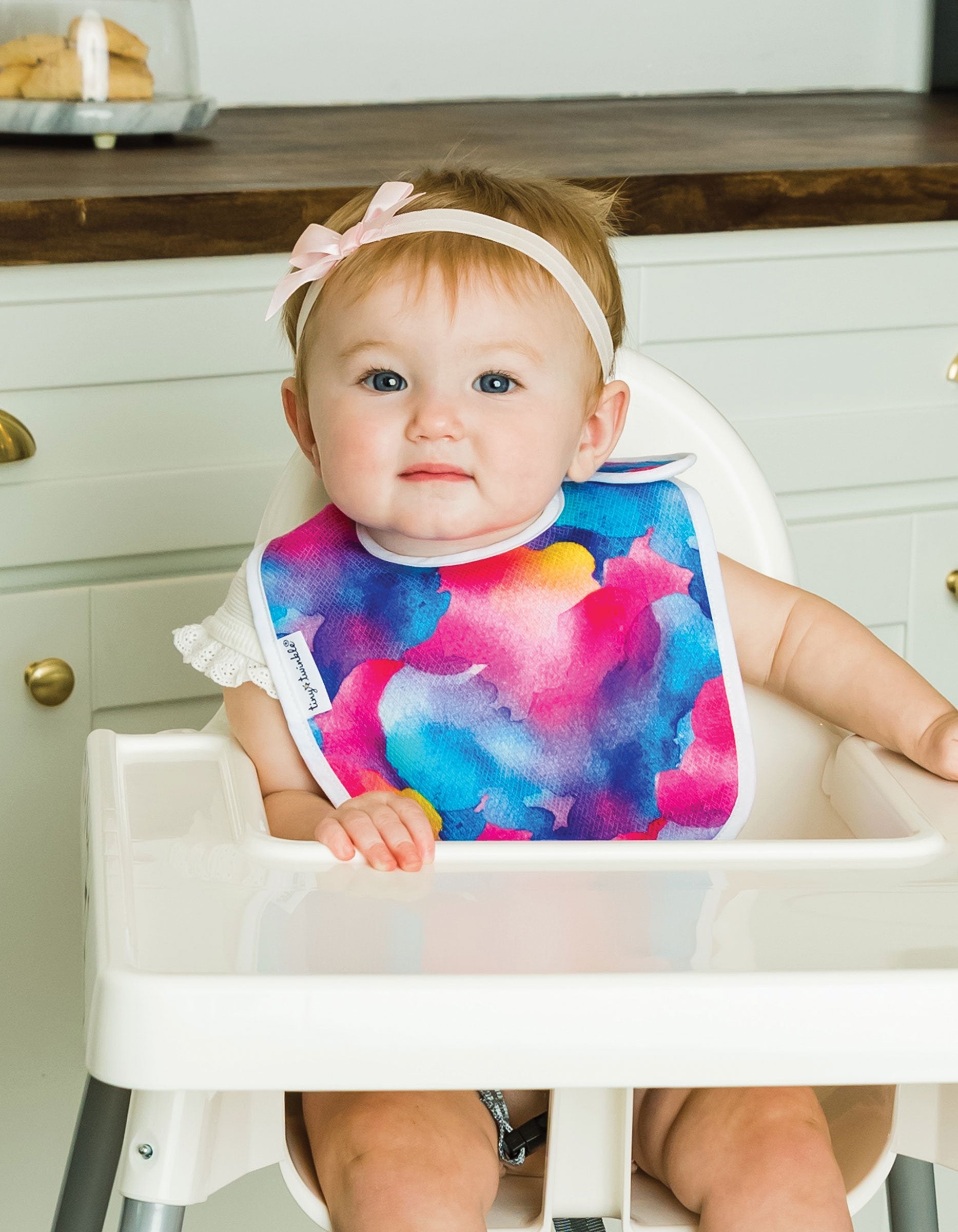 Tiny Twinkle - Kaffle® Feeder Bib - Painted Peony Set of 3