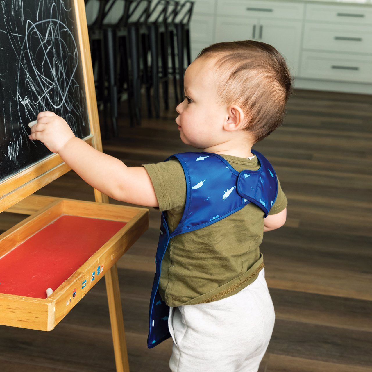 Tiny Twinkle - Mess-proof Apron Bib - Ocean Life