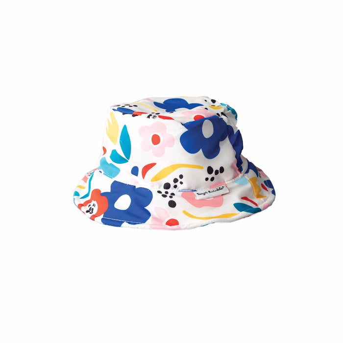 Tiny Twinkle - UPF 50+ Kids Sun Bucket Hat - Modern Floral