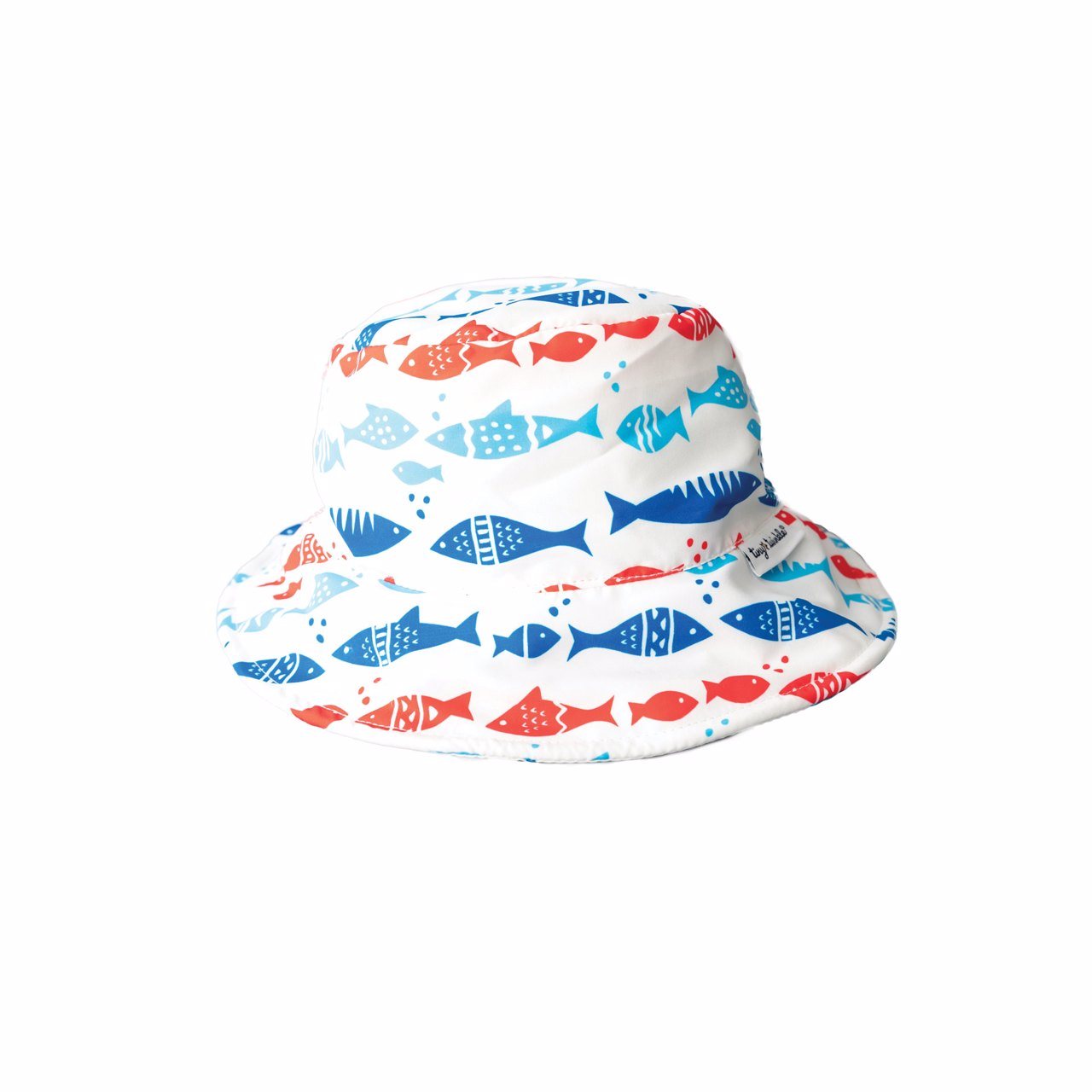 Tiny Twinkle - UPF 50+ Kids Sun Bucket Hat - Tribal Fish