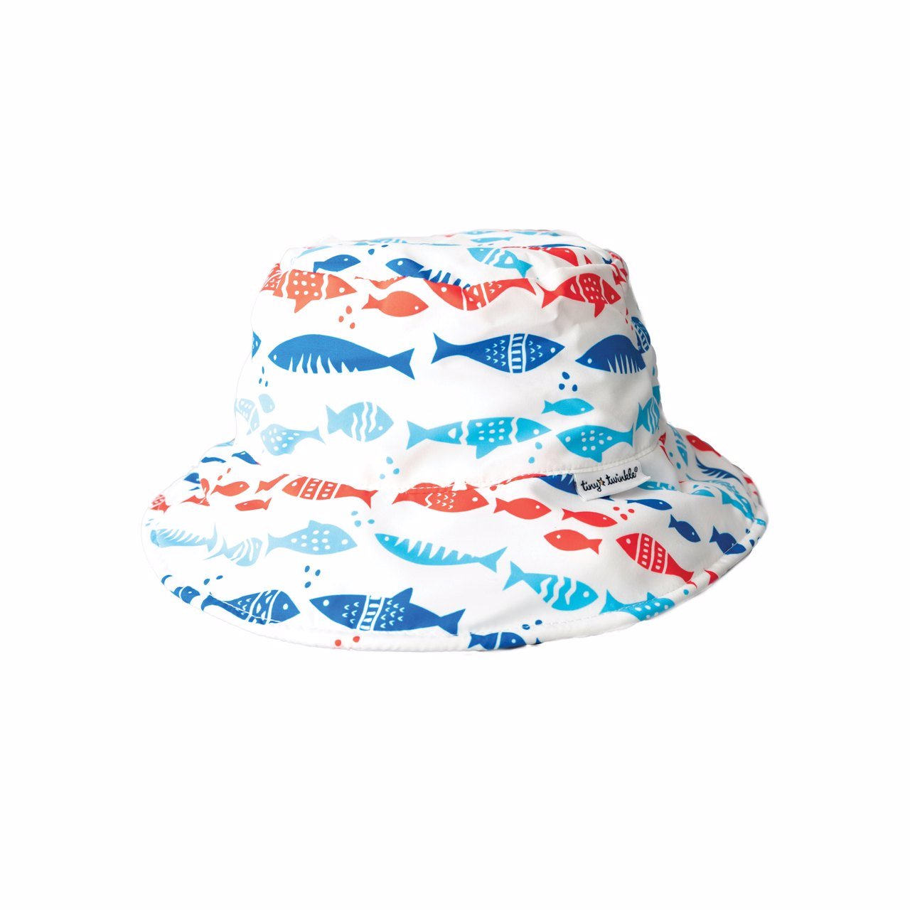 Tiny Twinkle - UPF 50+ Kids Sun Bucket Hat - Tribal Fish