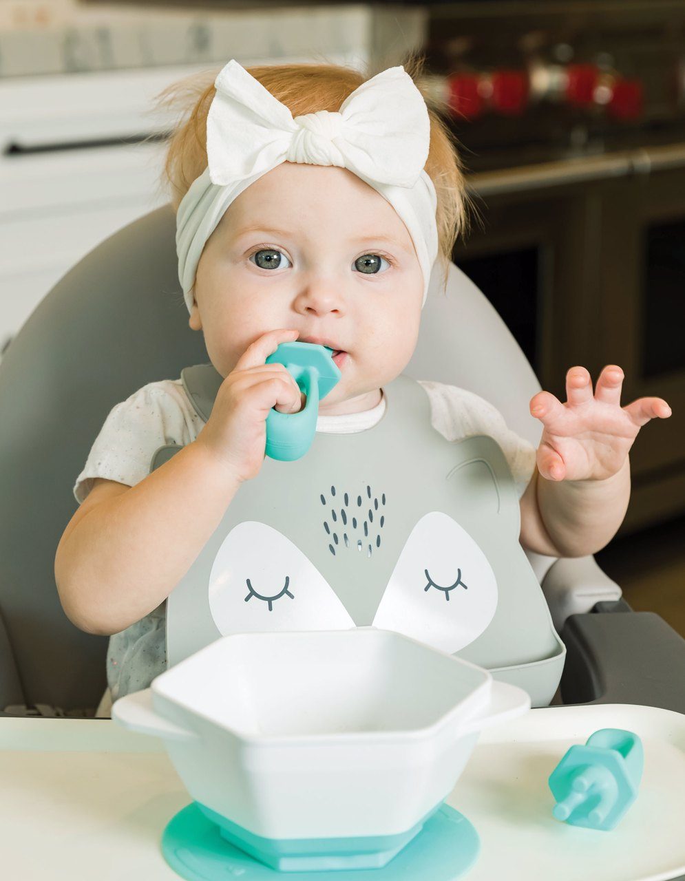 Tiny Twinkle - "Grow with Me" Feeding Set - Mint