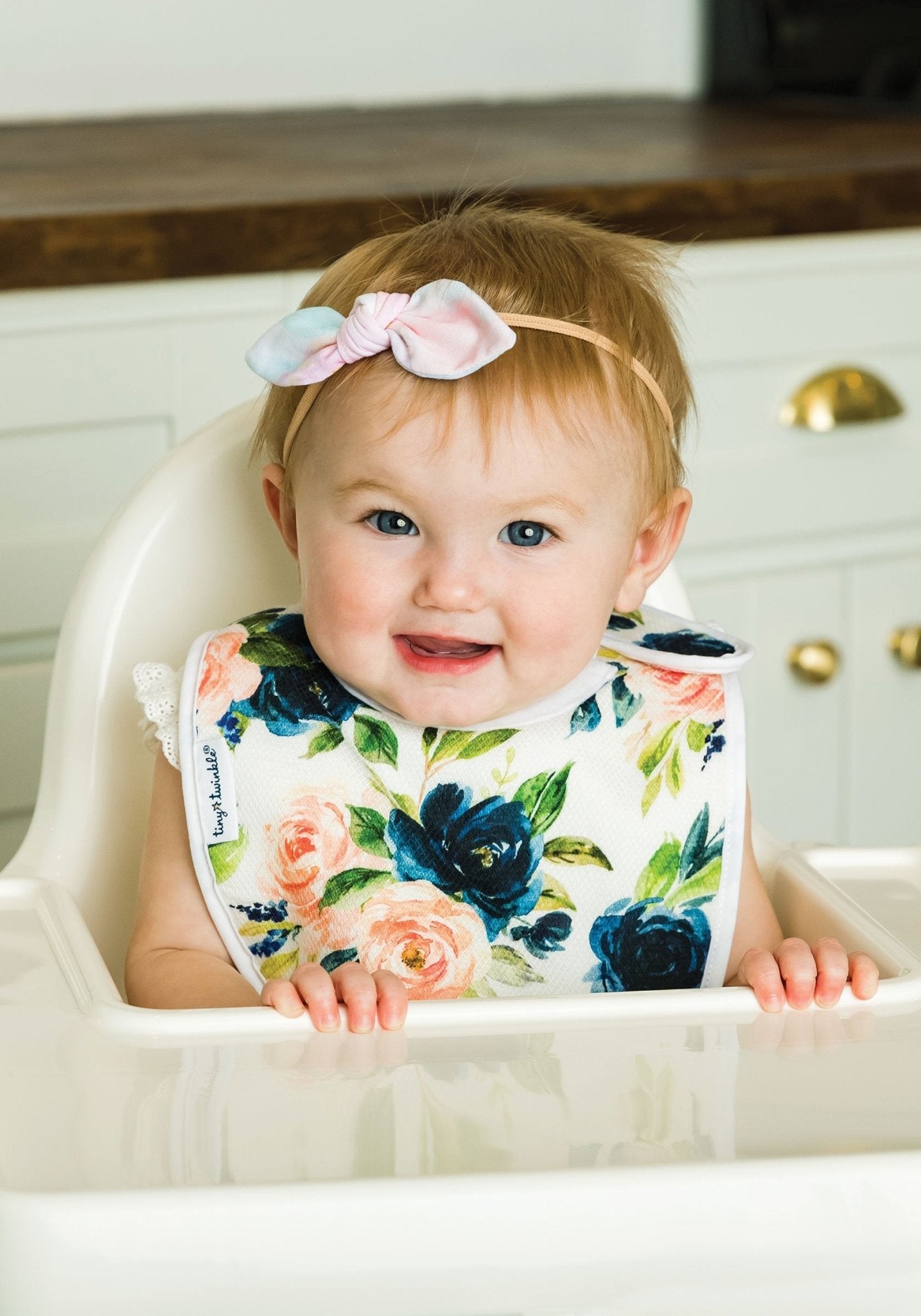 Tiny Twinkle - Kaffle® Feeder Bib - Blush Set of 3