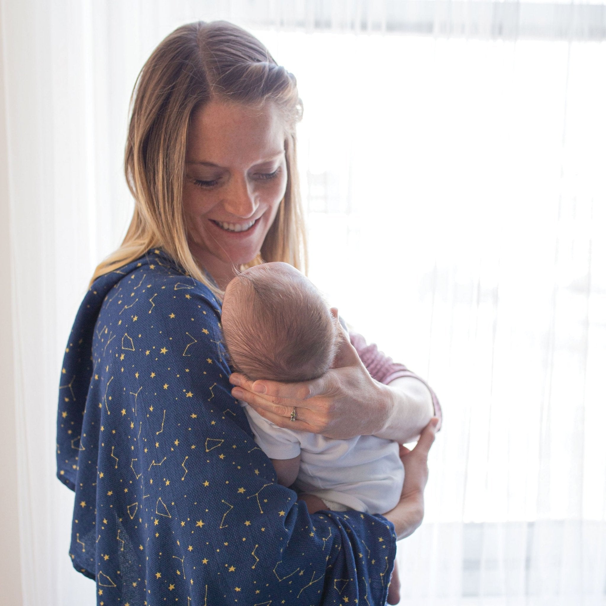 Tiny Twinkle - Kaffle® Swaddle Blanket 2 Pack - Bear & Constellations Set