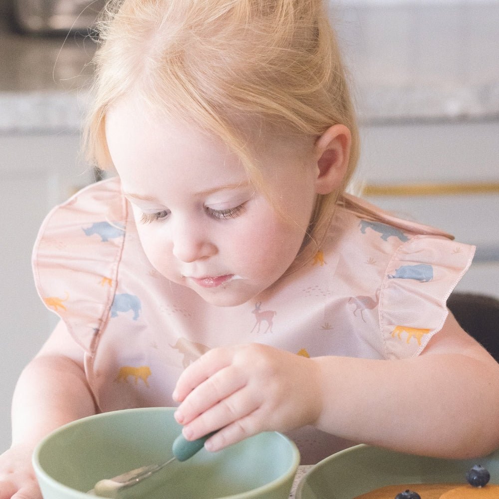 Tiny Twinkle - Mess - Proof Easy Bib 3 Pack - Petite Safari Set
