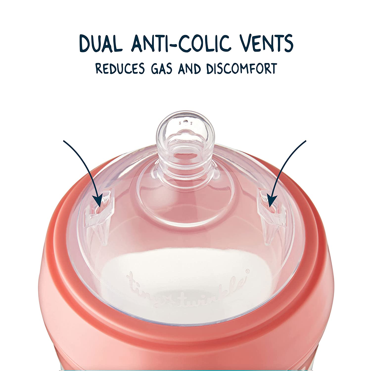 Tiny Twinkle - Silicone Baby Bottle Nipple 2PK