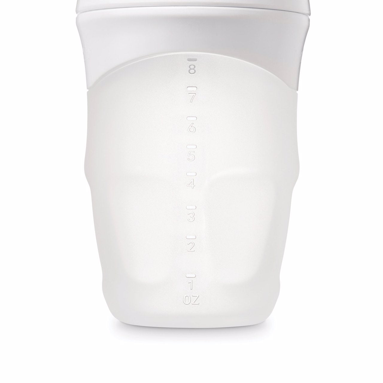 Tiny Twinkle - Silicone Baby Bottle - White
