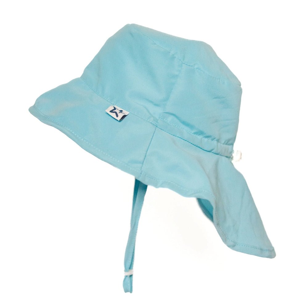Tiny Twinkle - Sun Protection Flap Hat - Light Blue
