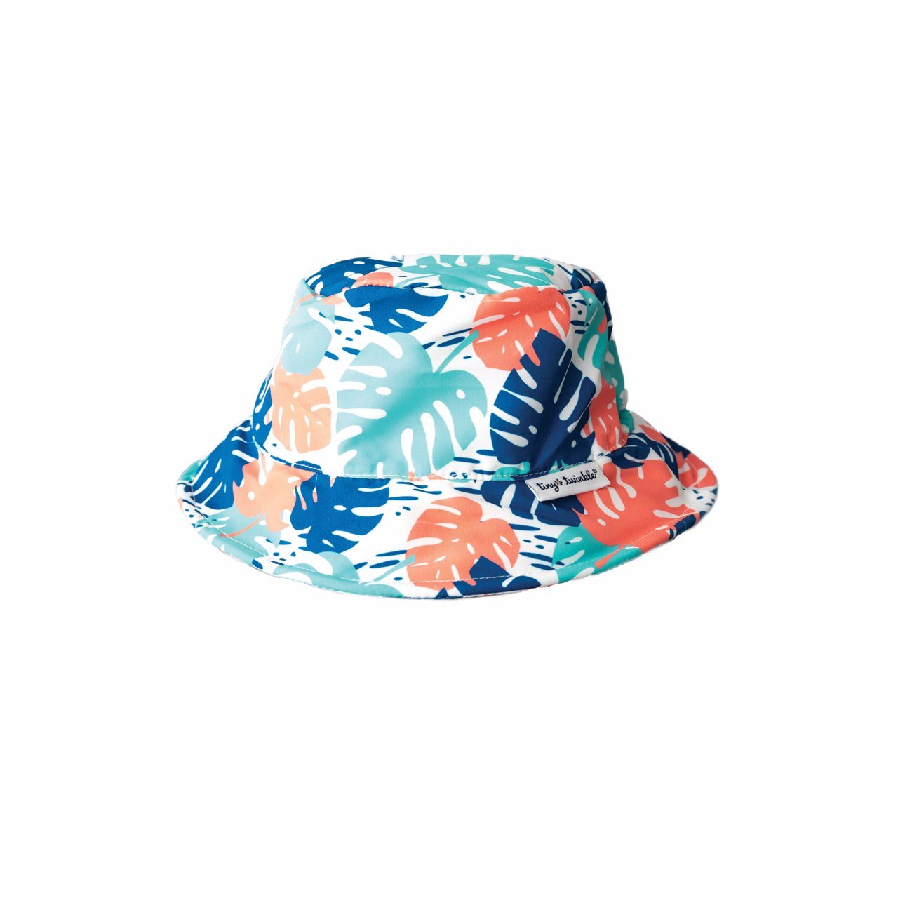 Tiny Twinkle - UPF 50+ Kids Sun Bucket Hat - Monstera