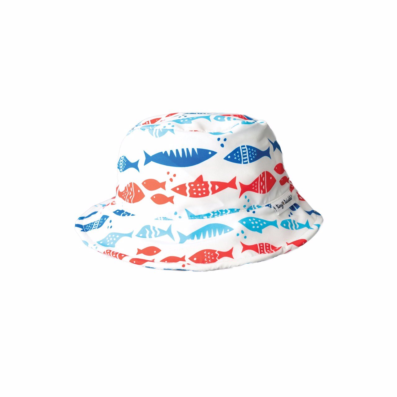 Tiny Twinkle - UPF 50+ Kids Sun Bucket Hat - Tribal Fish